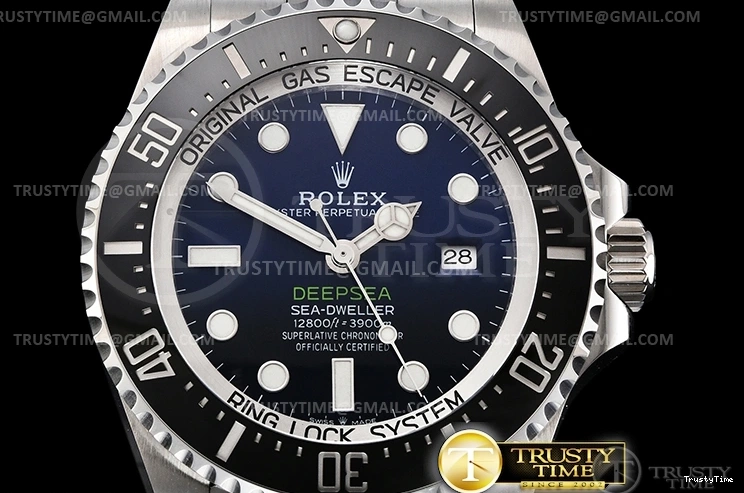 1221 Colorful ROLSD097A – Deep Sea Dweller Blue 126660 904L SS Noob V10 A 1019